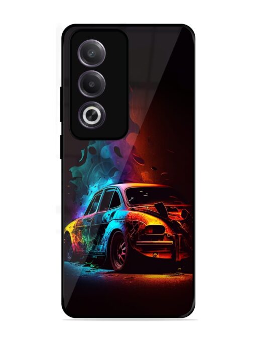 High Classic Car Art Glossy Metal Phone Cover for Oppo K12X (5G)