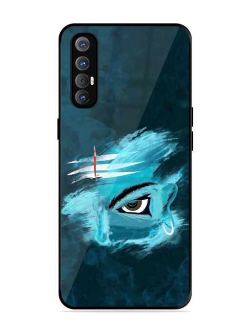 Lord Shiva Glossy Metal Phone Cover for Oppo Reno 3 Pro