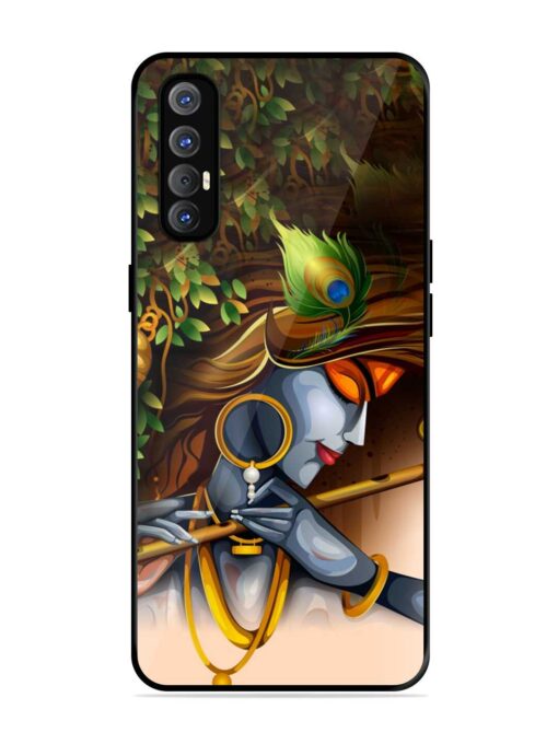 Krishna Glossy Metal Phone Cover for Oppo Reno 3 Pro