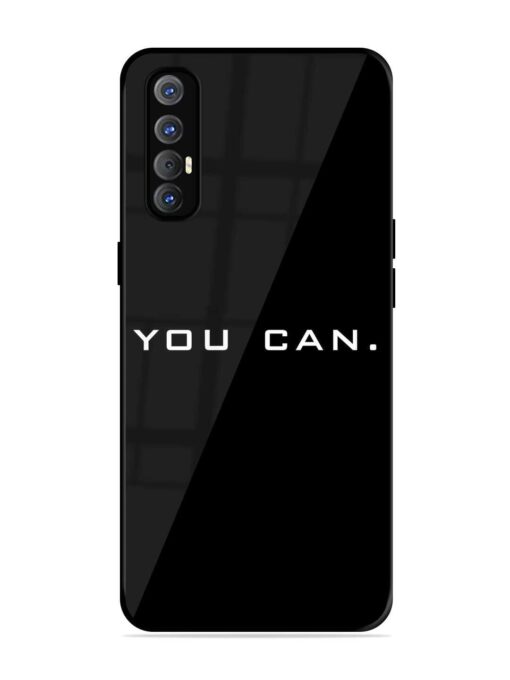 You Can Glossy Metal Phone Cover for Oppo Reno 3 Pro