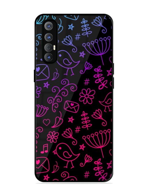 Cool Girly Glossy Metal Phone Cover for Oppo Reno 3 Pro