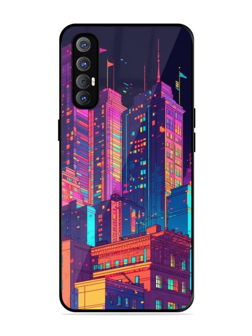 City View Glossy Metal Phone Cover for Oppo Reno 3 Pro