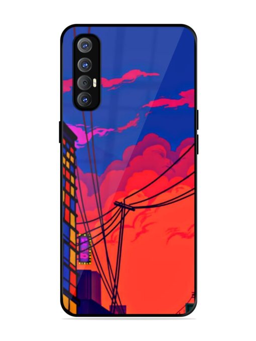 Sky At Morning Glossy Metal Phone Cover for Oppo Reno 3 Pro