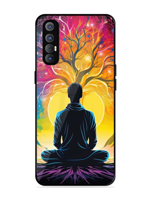 Mind Colourful Glossy Metal Phone Cover for Oppo Reno 3 Pro