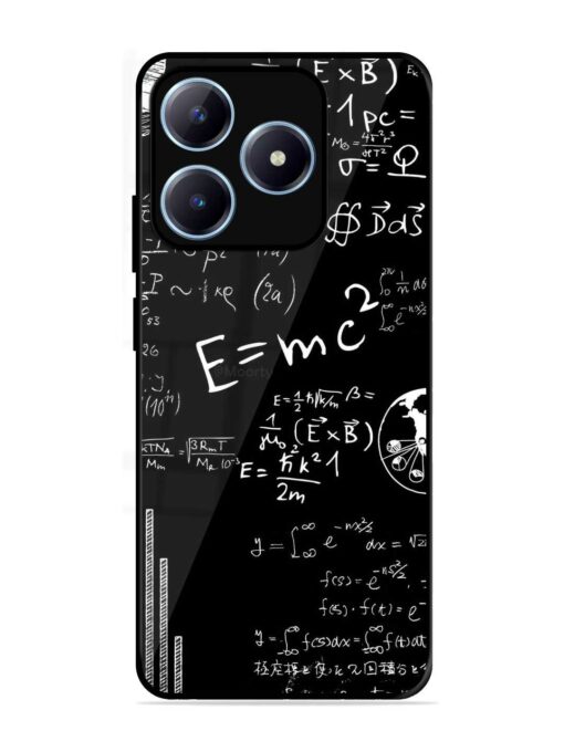 E=Mc2 Mass?Energy Equivalence Glossy Metal Phone Cover for Realme C63 (4G)