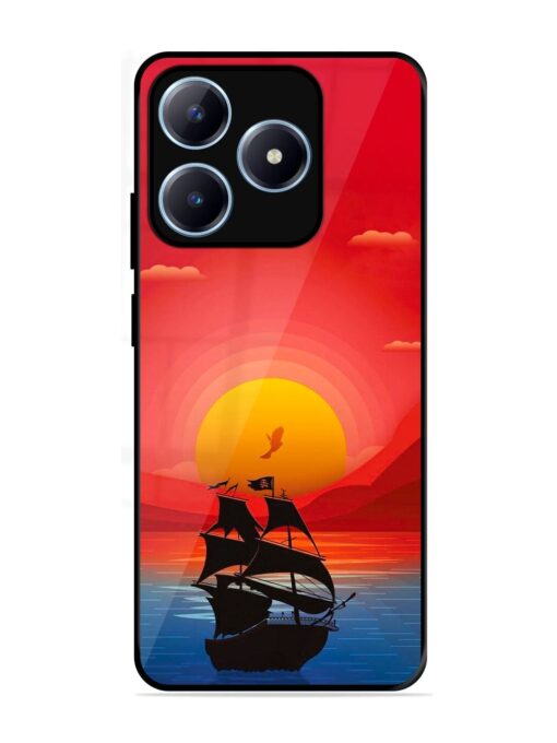 Sunset Sail Glossy Metal Phone Cover for Realme Narzo N63