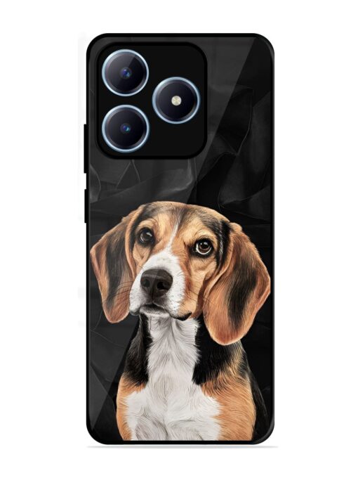 Beagle Portrait Glossy Metal Phone Cover for Realme Narzo N63