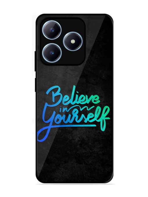 Believe In Yourself Glossy Metal Phone Cover for Realme Narzo N63