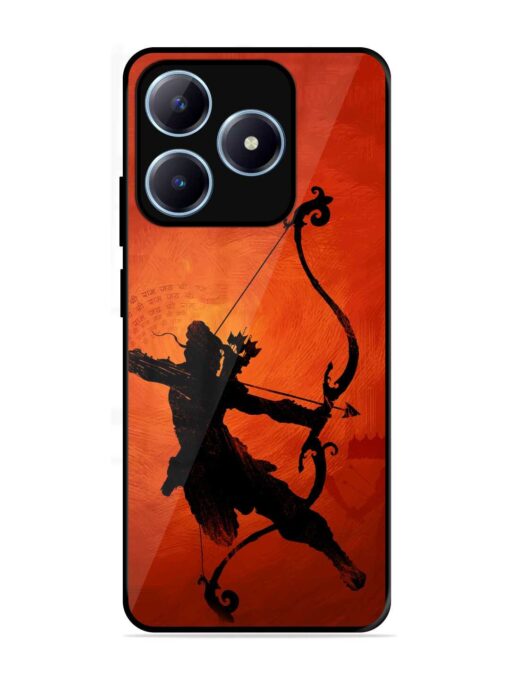 Illustration Lord Rama Glossy Metal Phone Cover for Realme Narzo N63