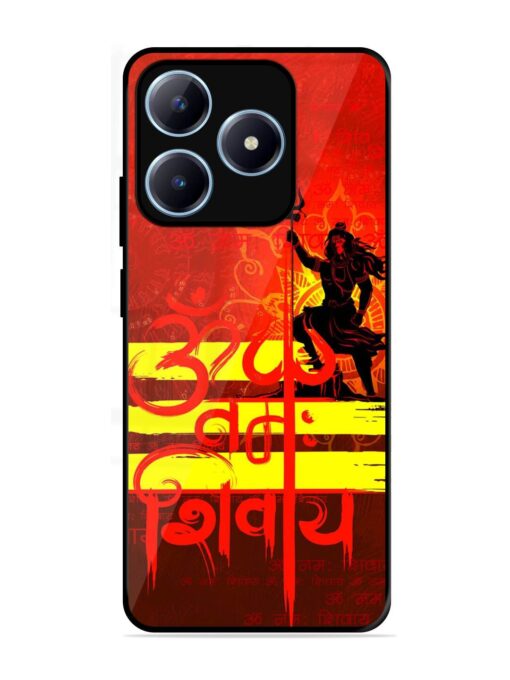 Illustration Lord Shiva Glossy Metal TPU Phone Cover for Realme Narzo N63