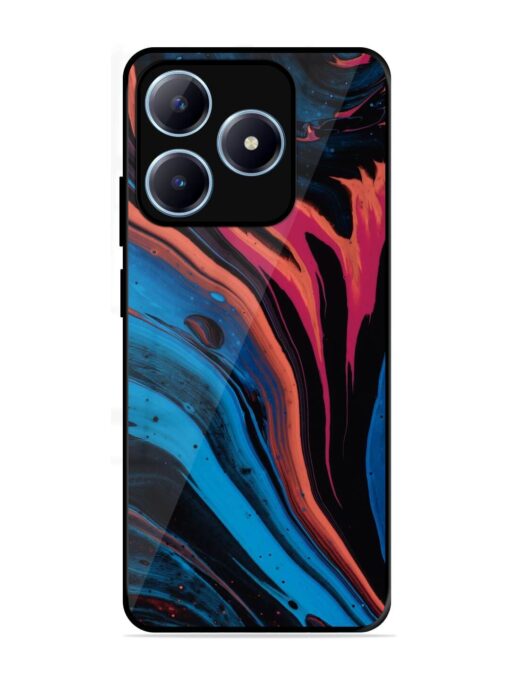 Liquefied Art Glossy Metal TPU Phone Cover for Realme Narzo N63