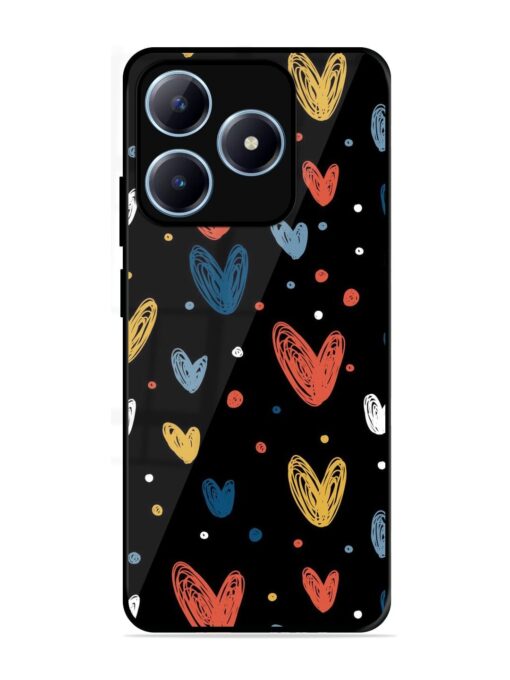 Happy Valentines Day Glossy Metal TPU Phone Cover for Realme Narzo N63