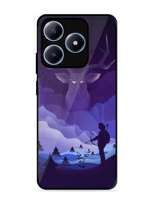 Deer Forest River Glossy Metal Phone Cover for Realme Narzo N63