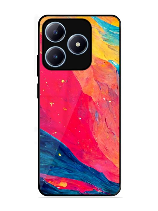 Starry Night Glossy Metal Phone Cover for Realme Narzo N63