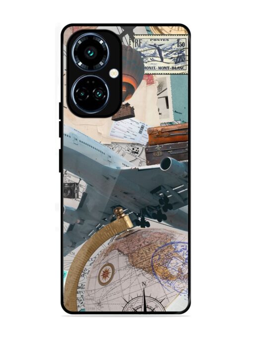 Adventure Awaits Glossy Metal Phone Cover for Tecno Camon 19 Pro (5G)