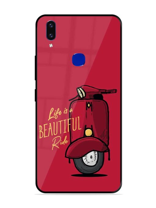 Life Is Beautiful Rides Glossy Metal Phone Cover for Vivo V9