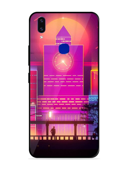 Clock Tower Glossy Metal TPU Phone Cover for Vivo V9