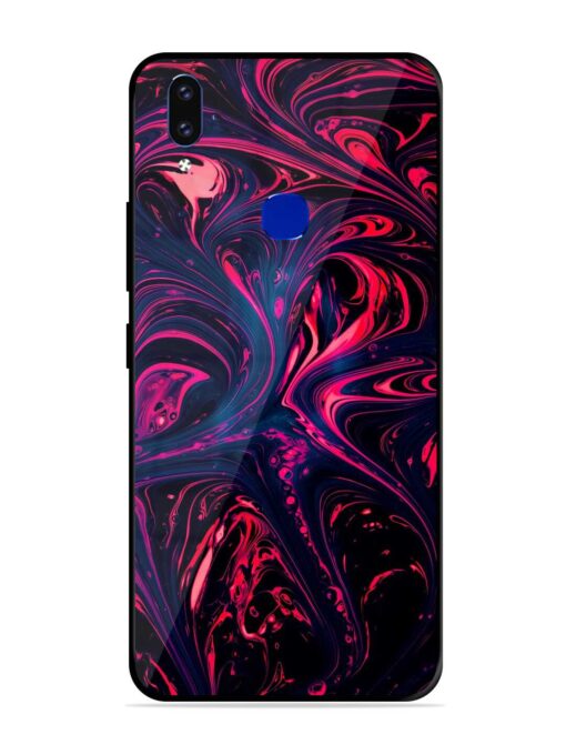 Abstract Background Glossy Metal Phone Cover for Vivo V9