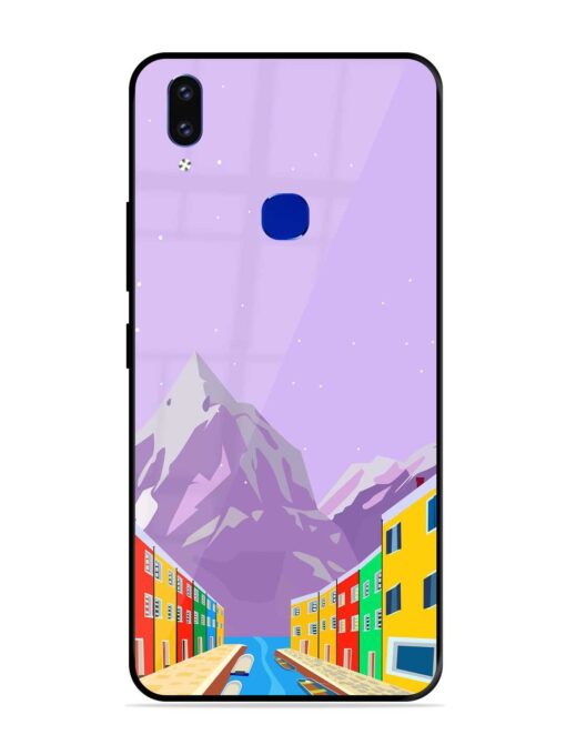 Venice City Illustration Glossy Metal Phone Cover for Vivo V9