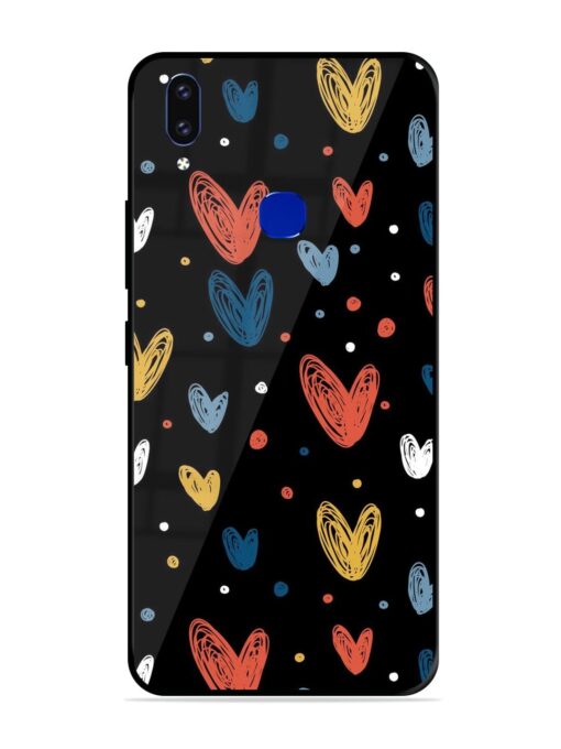 Happy Valentines Day Glossy Metal TPU Phone Cover for Vivo V9