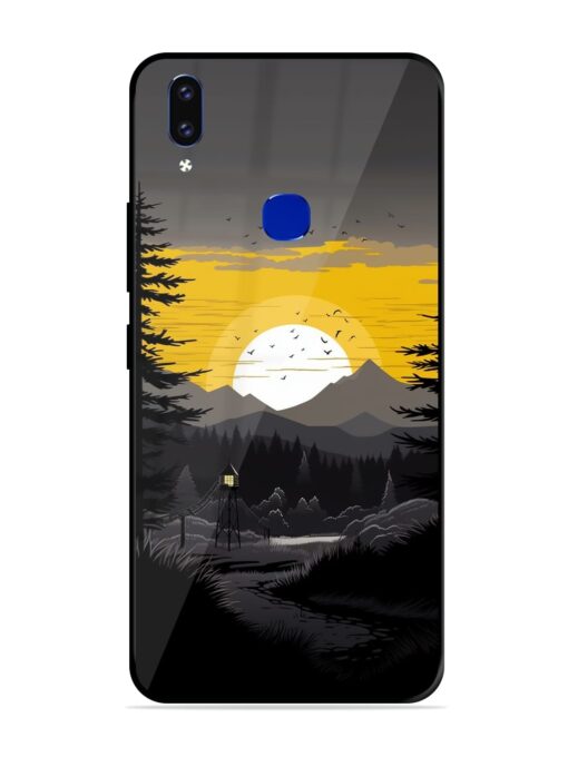 Sunset Vector Glossy Metal Phone Cover for Vivo V9