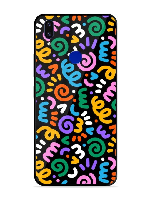 Colorful Seamless Vector Glossy Metal Phone Cover for Vivo V9