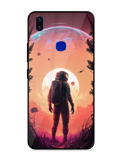 Red Sky At Morning Glossy Metal Phone Cover for Vivo V9