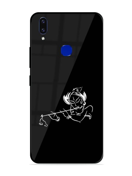 Krishna Flute Glossy Metal Phone Cover for Vivo V9