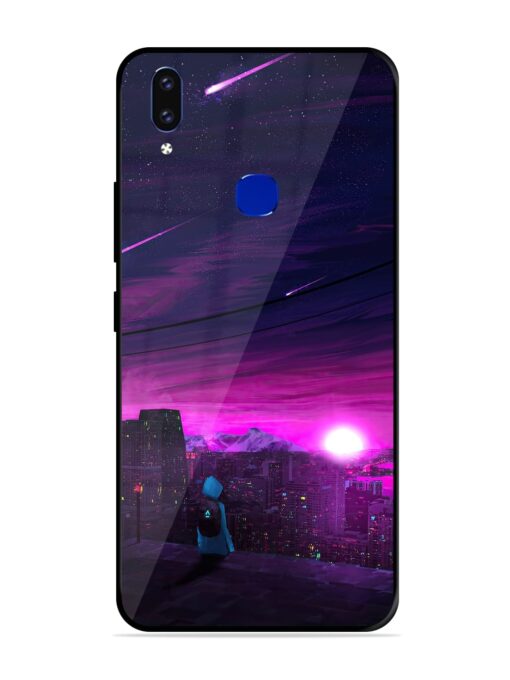 Empty Attempt Glossy Metal Phone Cover for Vivo V9