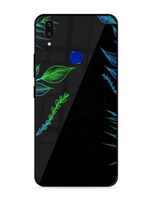 Aesthetic Neon Glossy Metal Phone Cover for Vivo V9