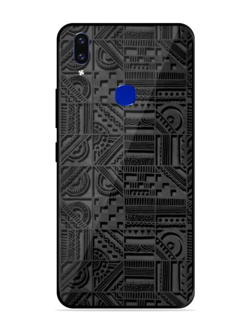 Seamless Pattern Glossy Metal Phone Cover for Vivo V9 Youth