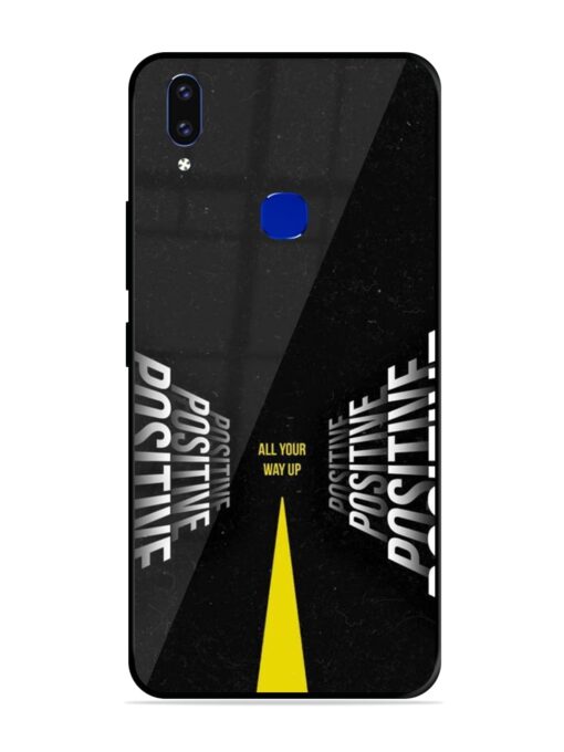 All Your Way Up Positive Glossy Metal Phone Cover for Vivo V9 Youth