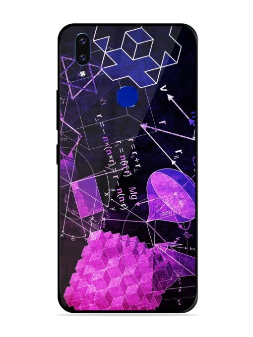 Math Physics Formula Art Glossy Metal Phone Cover for Vivo V9 Youth