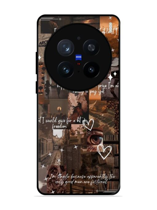 Melancholy Aesthetic Glossy Metal Phone Cover for Vivo X200 Pro (5G)