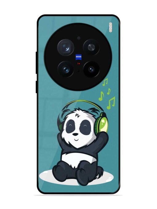 Music Panda Glossy Metal Phone Cover for Vivo X200 Pro (5G)