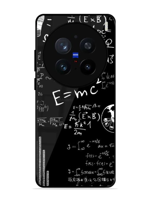 E=Mc2 Mass?Energy Equivalence Glossy Metal Phone Cover for Vivo X200 Pro (5G)