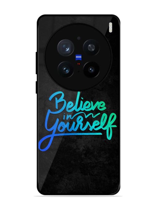 Believe In Yourself Glossy Metal Phone Cover for Vivo X200 Pro (5G)