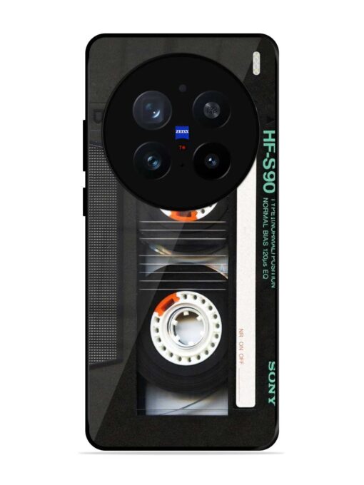 Sony Hf-S90 Cassette Glossy Metal Phone Cover for Vivo X200 Pro (5G)