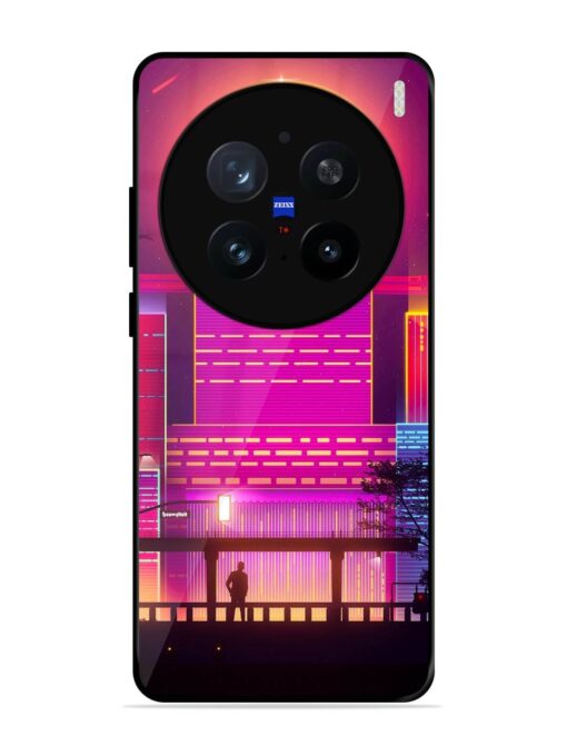 Clock Tower Glossy Metal TPU Phone Cover for Vivo X200 Pro (5G)