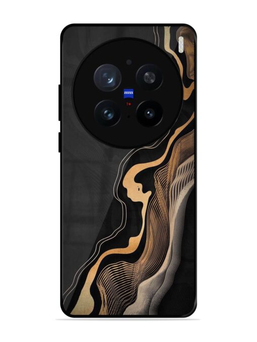 Abstract Art Glossy Metal TPU Phone Cover for Vivo X200 Pro (5G)