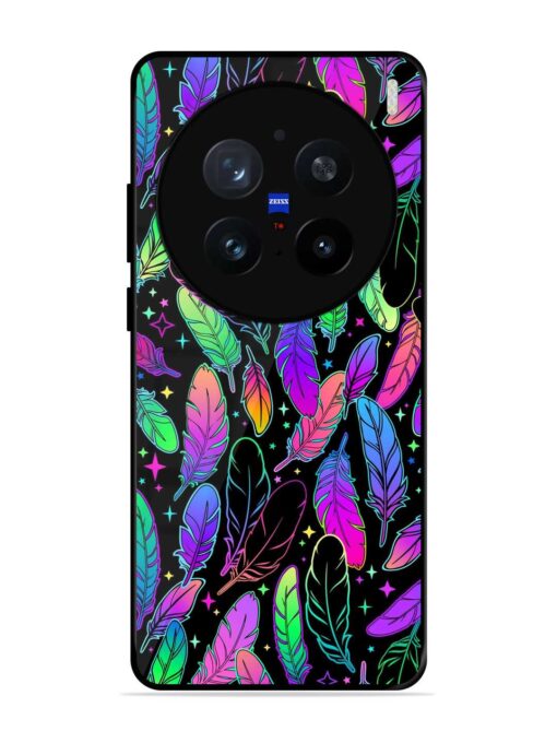 Bright Multi Colored Seamless Glossy Metal Phone Cover for Vivo X200 Pro (5G)