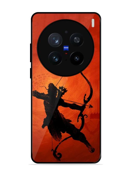 Illustration Lord Rama Glossy Metal Phone Cover for Vivo X200 Pro (5G)