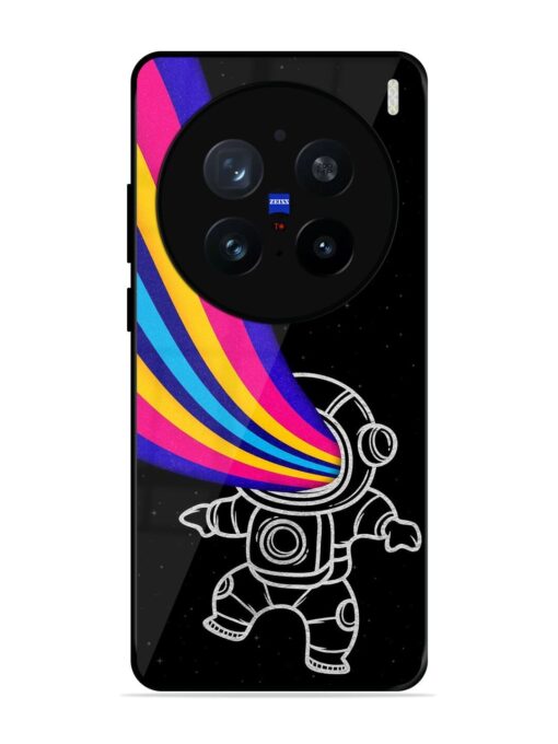 Astronaut Glossy Metal TPU Phone Cover for Vivo X200 Pro (5G)