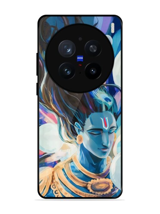 Bhagwan Sri Krishna Glossy Metal Phone Cover for Vivo X200 Pro (5G)