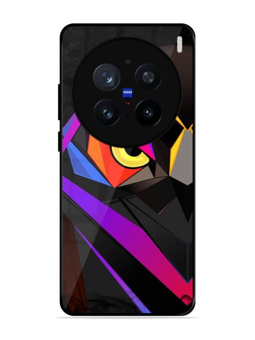 Wpap Owl Glossy Metal Phone Cover for Vivo X200 Pro (5G)