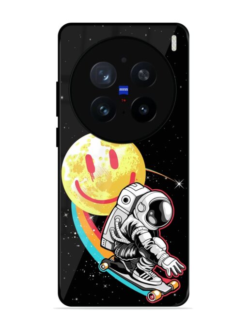 Astronaut Art Glossy Metal Phone Cover for Vivo X200 Pro (5G)