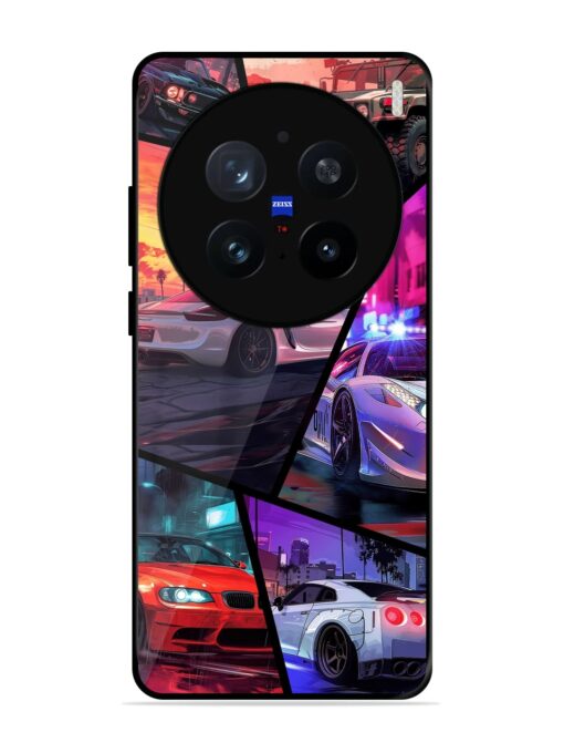 Ride In Pixels Glossy Metal Phone Cover for Vivo X200 Pro (5G)