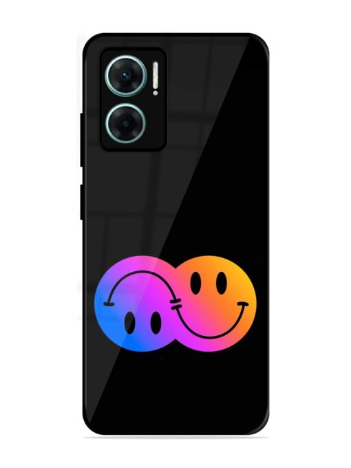 Gradient Smile Art Glossy Metal TPU Phone Cover for Xiaomi Redmi 11 Prime (5G)