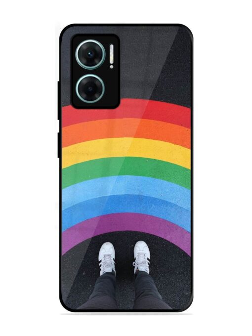 Legs Rainbow Glossy Metal TPU Phone Cover for Xiaomi Redmi 11 Prime (5G)