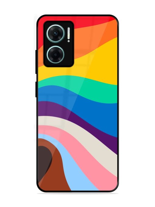 Minimal Pride Art Glossy Metal Phone Cover for Xiaomi Redmi 11 Prime (5G)